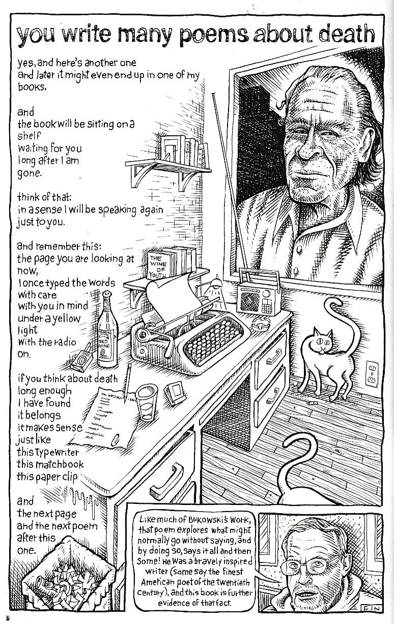 Mineshaft 24 -- Poem by Bukowski and Work by Crumb and Spain Rodriguez.