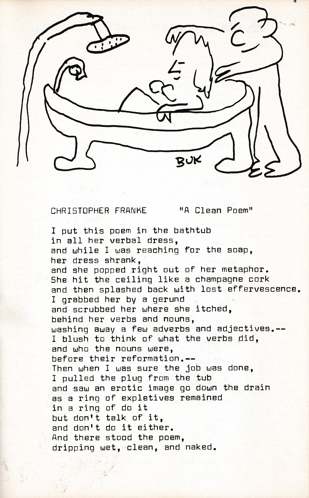 Laugh Literary And Man The Humping Guns No. 2 – Bukowski Poems (?),Letters and Drawings