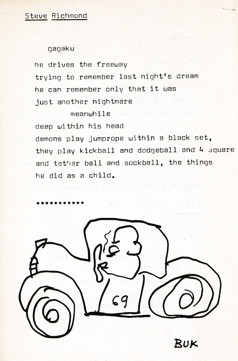 Laugh Literary And Man The Humping Guns No. 2 – Bukowski Poems (?),Letters and Drawings