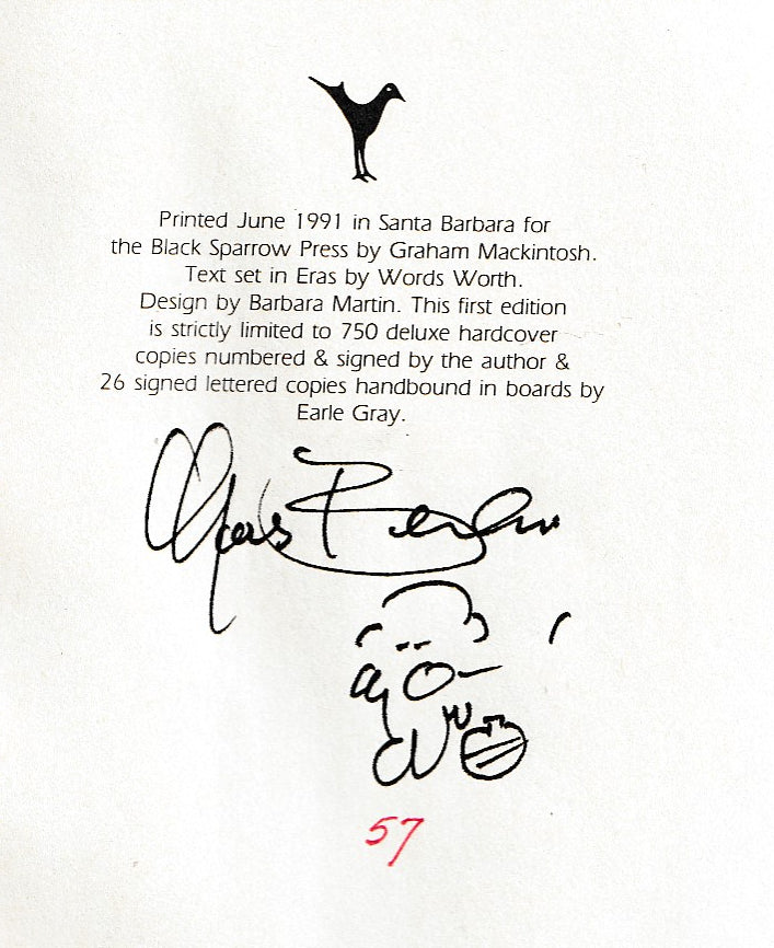 In the Shadow of the Rose: Signed by Charles Bukowski (#57/750)