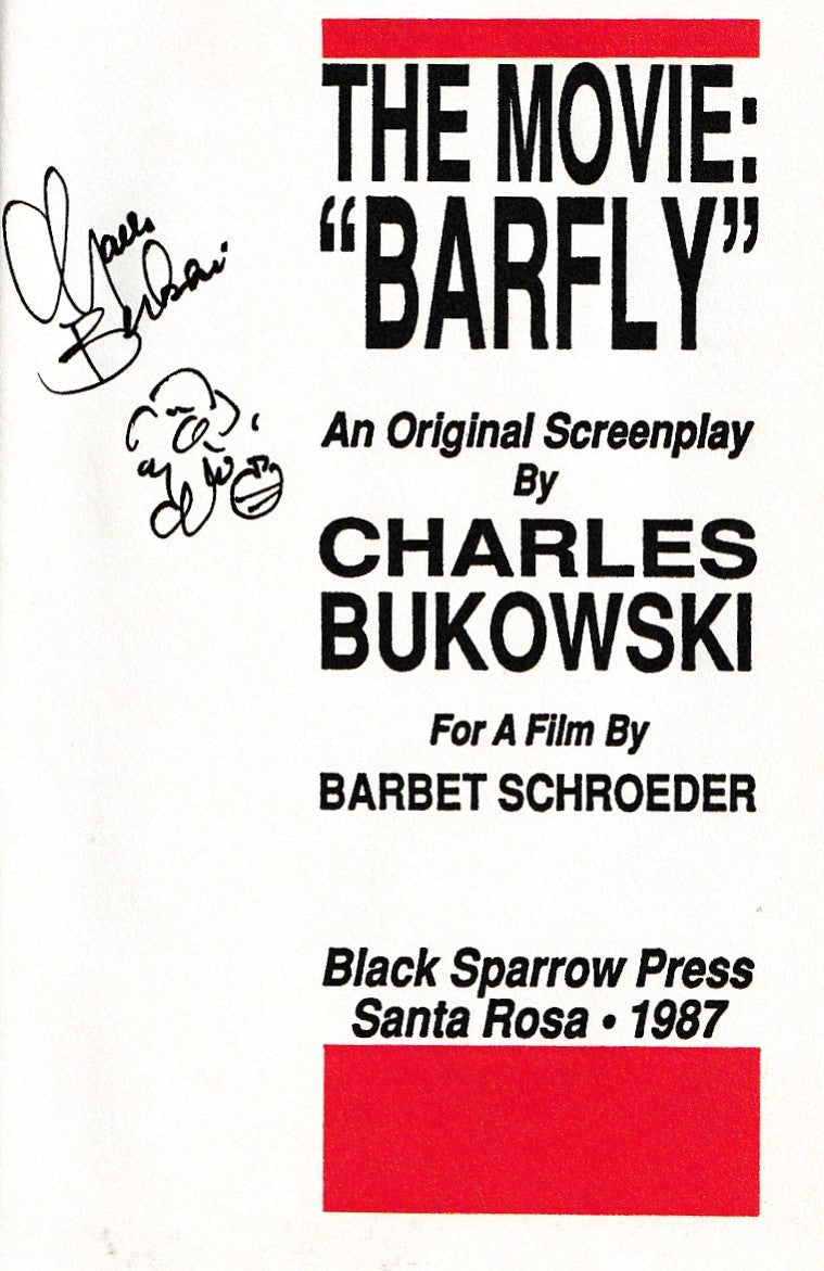 Barfly -- First Hardcover Trade Edition Signed by Charles Bukowski