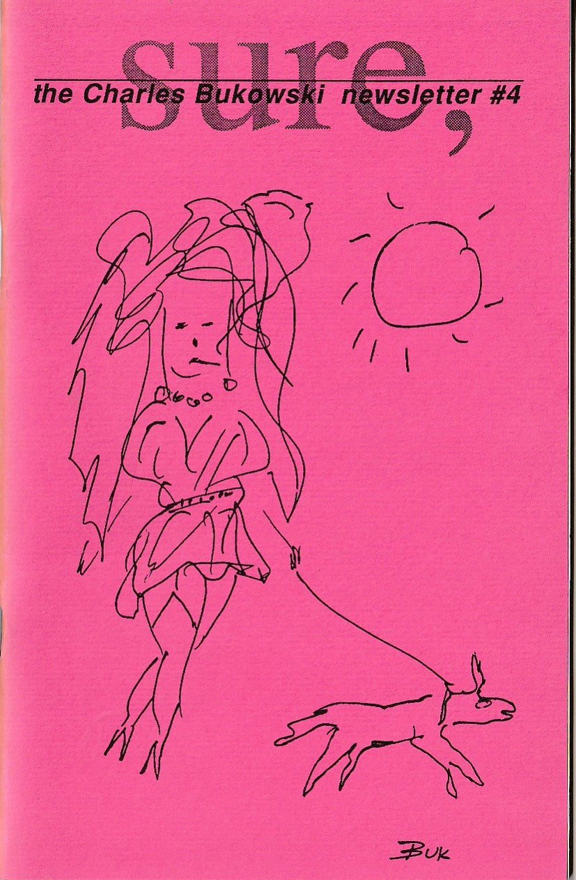 Sure #4: Charles Bukowski Drawings, Painting, and Articles