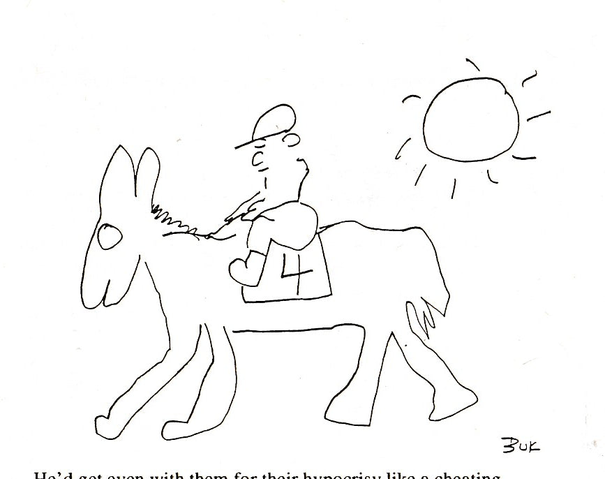 Sure #4: Charles Bukowski Drawings, Painting, and Articles