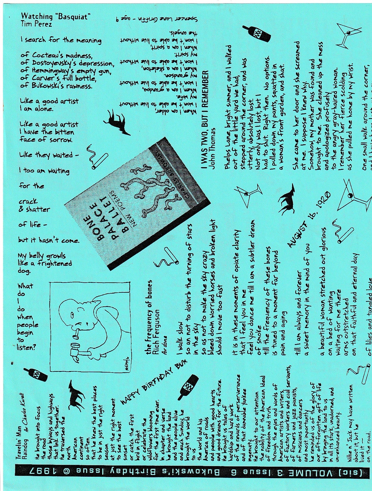The Moment 15 – Happy Birthday Insert and Uncollected Poem by Charles Bukowski