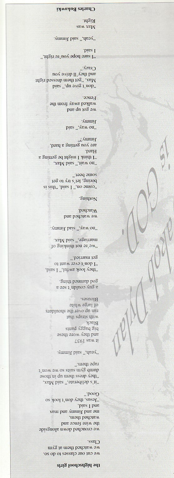 The Moment 15 – Happy Birthday Insert and Uncollected Poem by Charles Bukowski