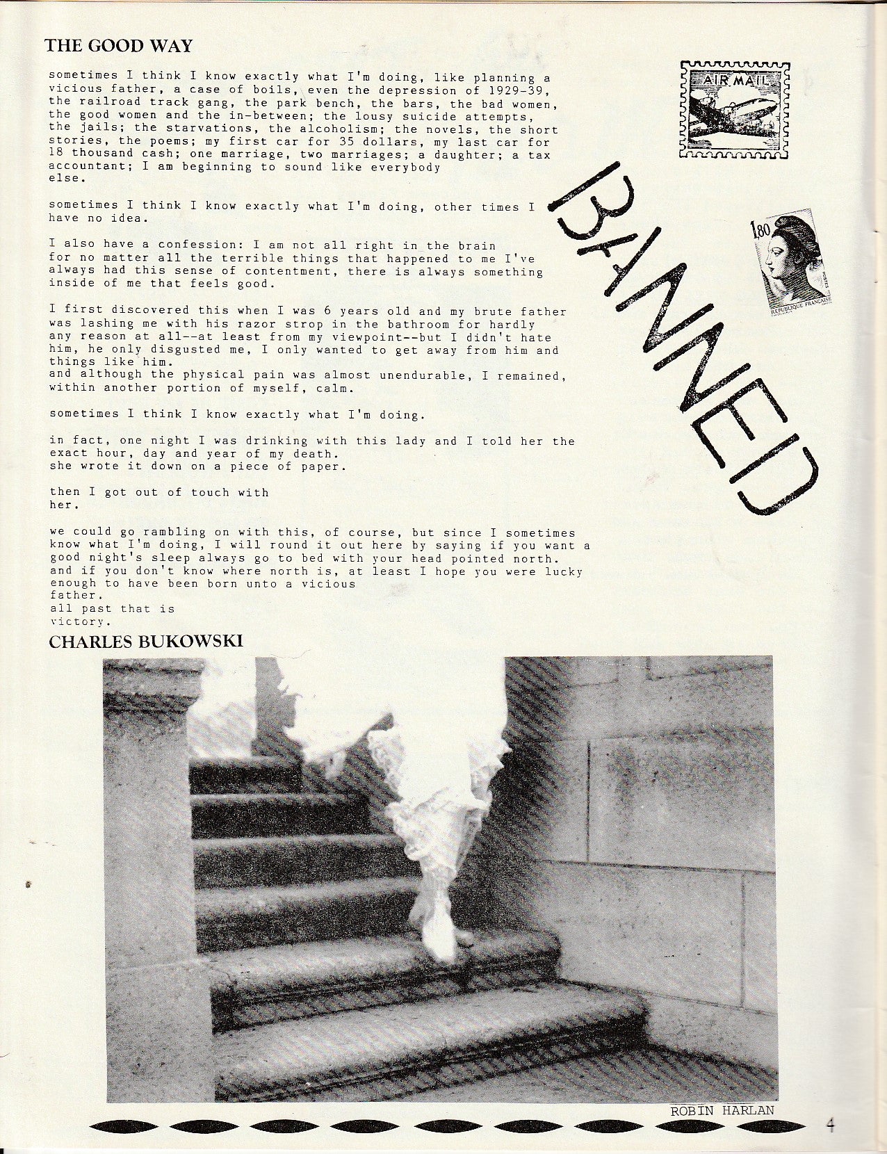 The Moment 9 – Two Uncollected Poems by Charles Bukowski