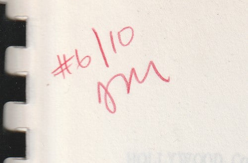 Hollywood: Uncorrected Manuscript Initialed and Numbered (#6/10) by John Martin