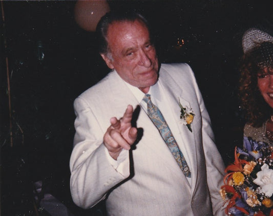 Wedding Photograph of Bukowski and Linda Lee Beighle (3.75” x 4.5”)