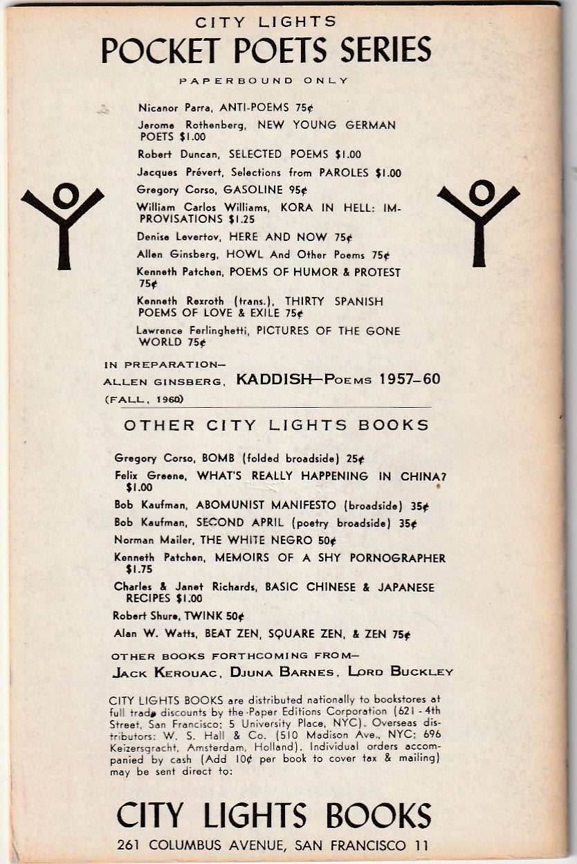 The Galley Sail Review, Vol. 2, No. 2 -- First Appearance of "Conversation In A Cheap Room" by Charles Bukowski (1960)