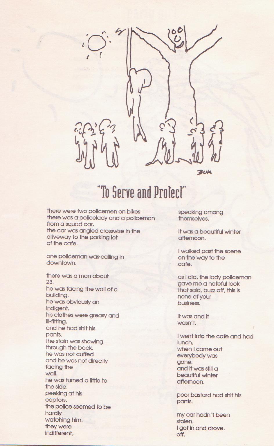 The New Censorship April 1992: Six Uncollected, 11 First Appearance Charles Bukowski Poems (20 Total): Entire Issue Devoted to Charles Bukowski