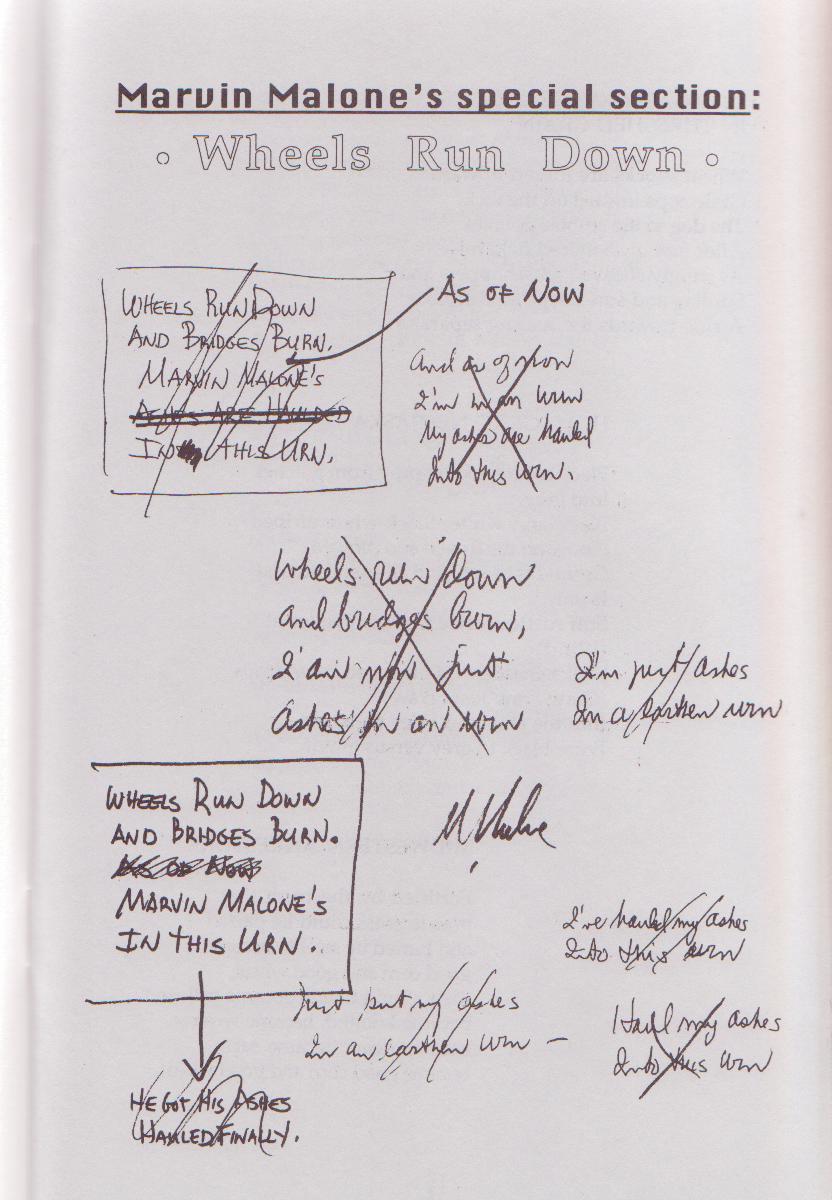 Wormwood Review 145 – 146 #539/600 -- Final Issue: Special Marvin Malone Issue of Wormwood Review with Charles Bukowski Drawings and Short Poem, Malone, Malone.