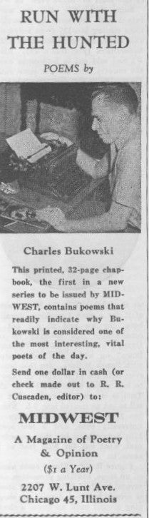 The Outsider #3: Signed by Charles Bukowski w/ Custom Box