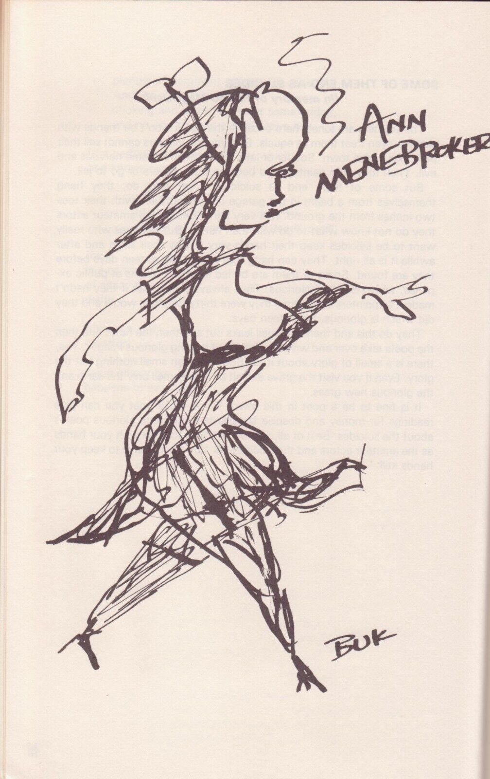 Six Poets -- Six Great Drawings by Charles Bukowski (1979)
