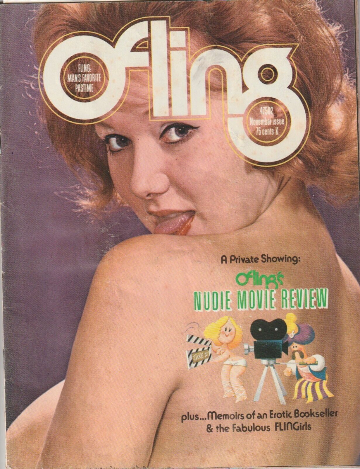 Fling November 1971 -- First Appearance of Short Story by Charles Bukowski: The Looney Ward (1971)