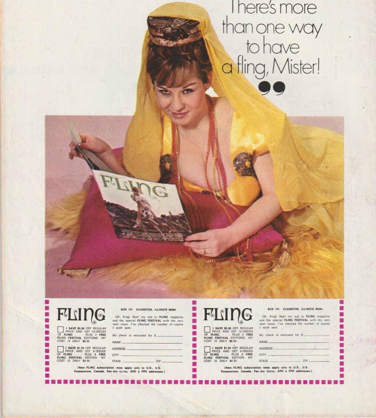 Fling May 1970 -- Uncollected Short Story by Charles Bukowski: A Lady of Soul (1970)