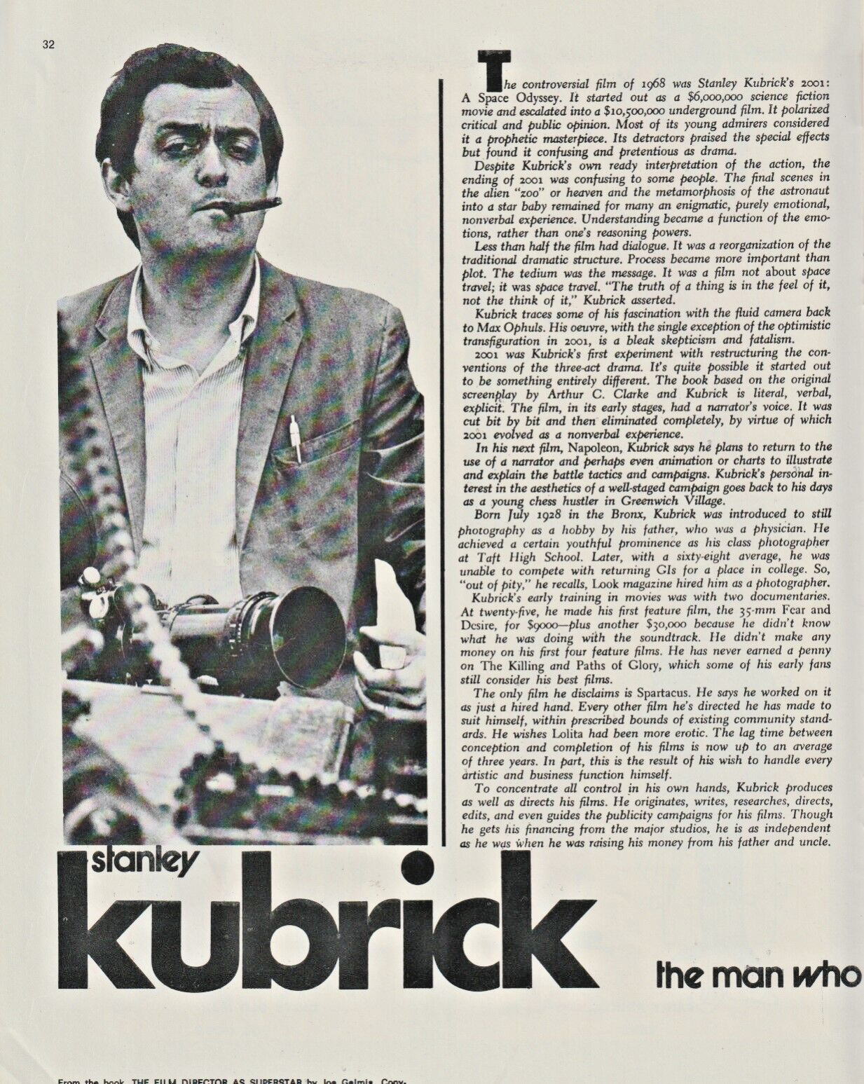 Fling January 1972 -- First Appearance Short Story by Charles Bukowski: Dancing Nina (1972), plus Stanley Kubrick Interview