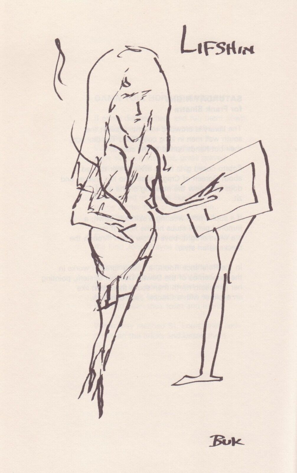 Six Poets -- Six Great Drawings by Charles Bukowski (1979)