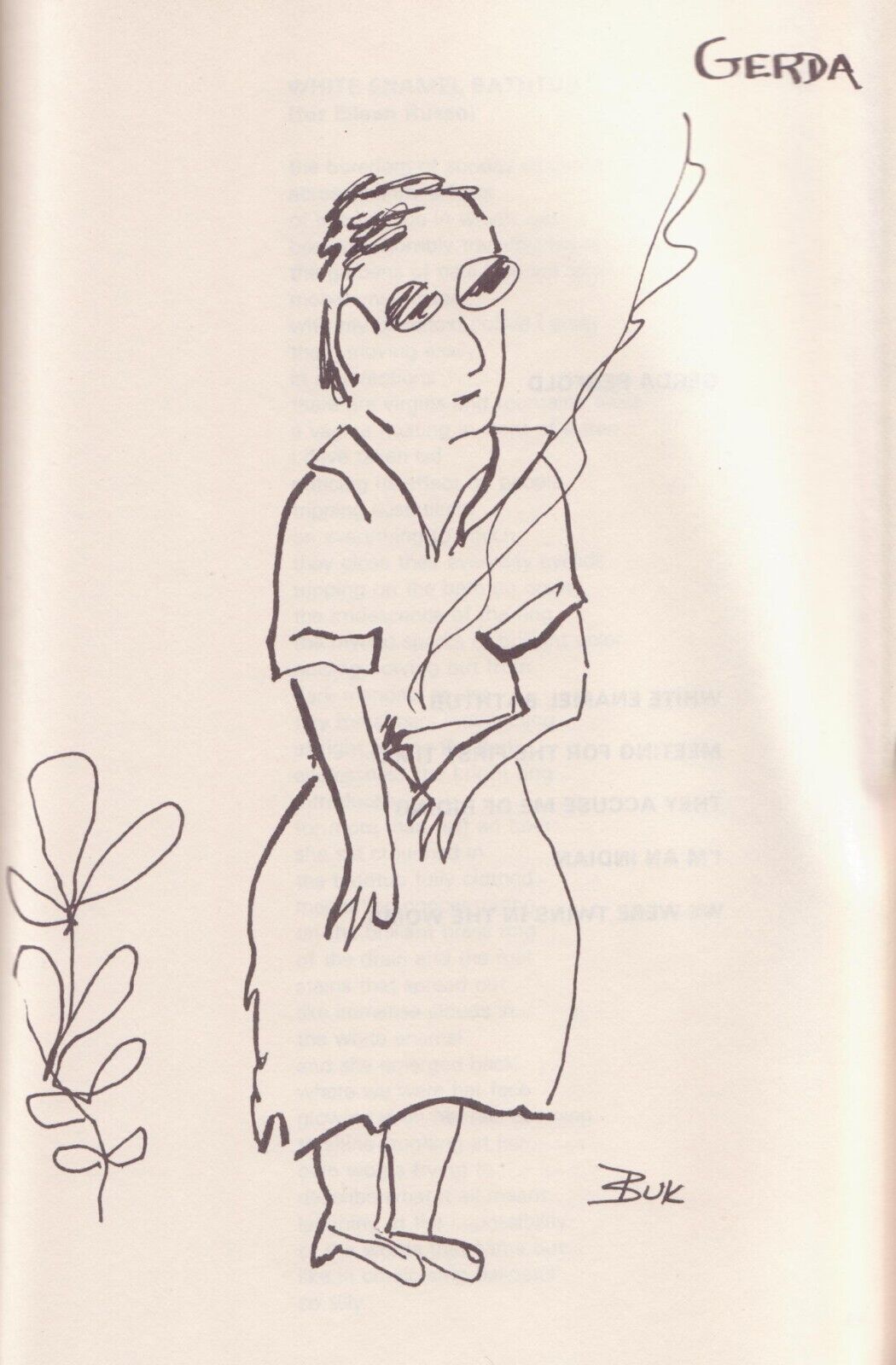 Six Poets -- Six Great Drawings by Charles Bukowski (1979)