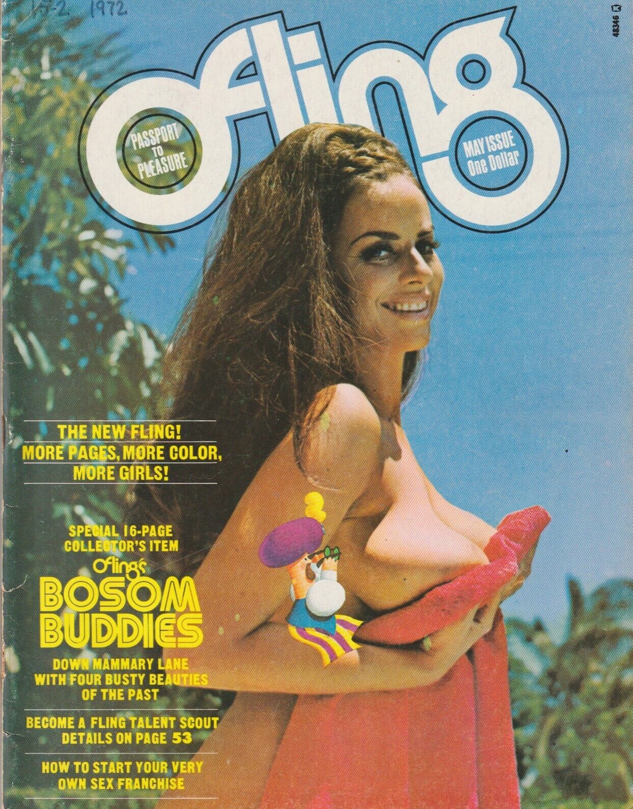 Fling May 1972 -- First Appearance Short Story by Charles Bukowski: Vern's Wife (1972)