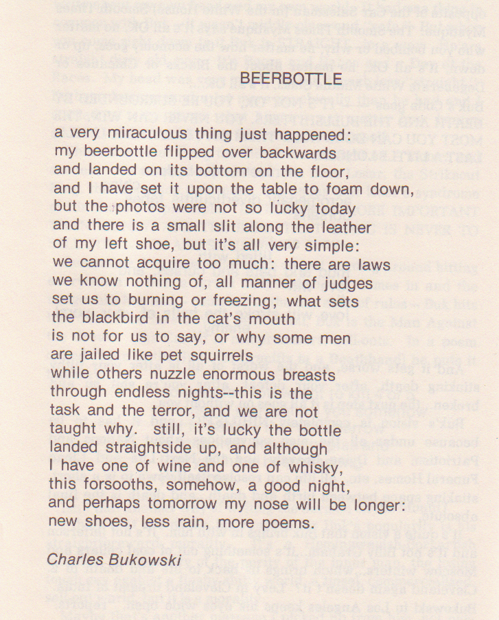 Special Bukowski Issue: Inscribed by Bukowski to Liza Williams