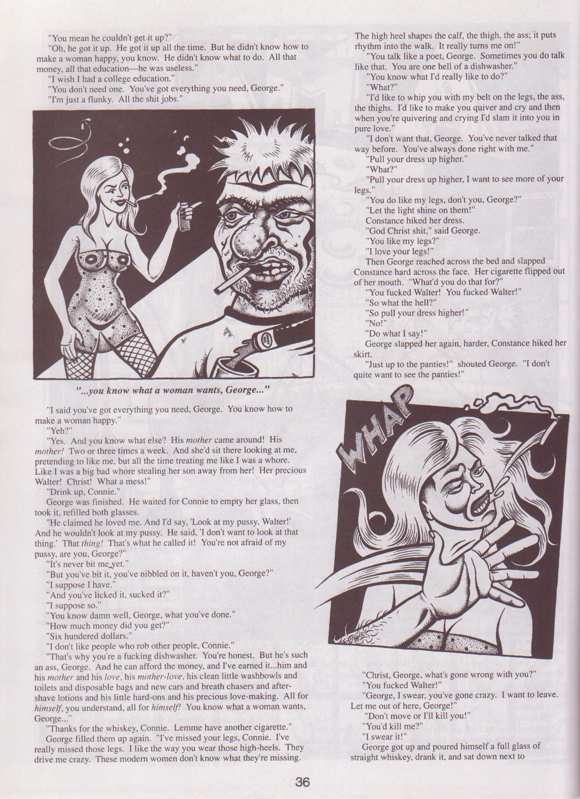 Snake Eyes #1 -- Illustrated Short Story by Charles Bukowski