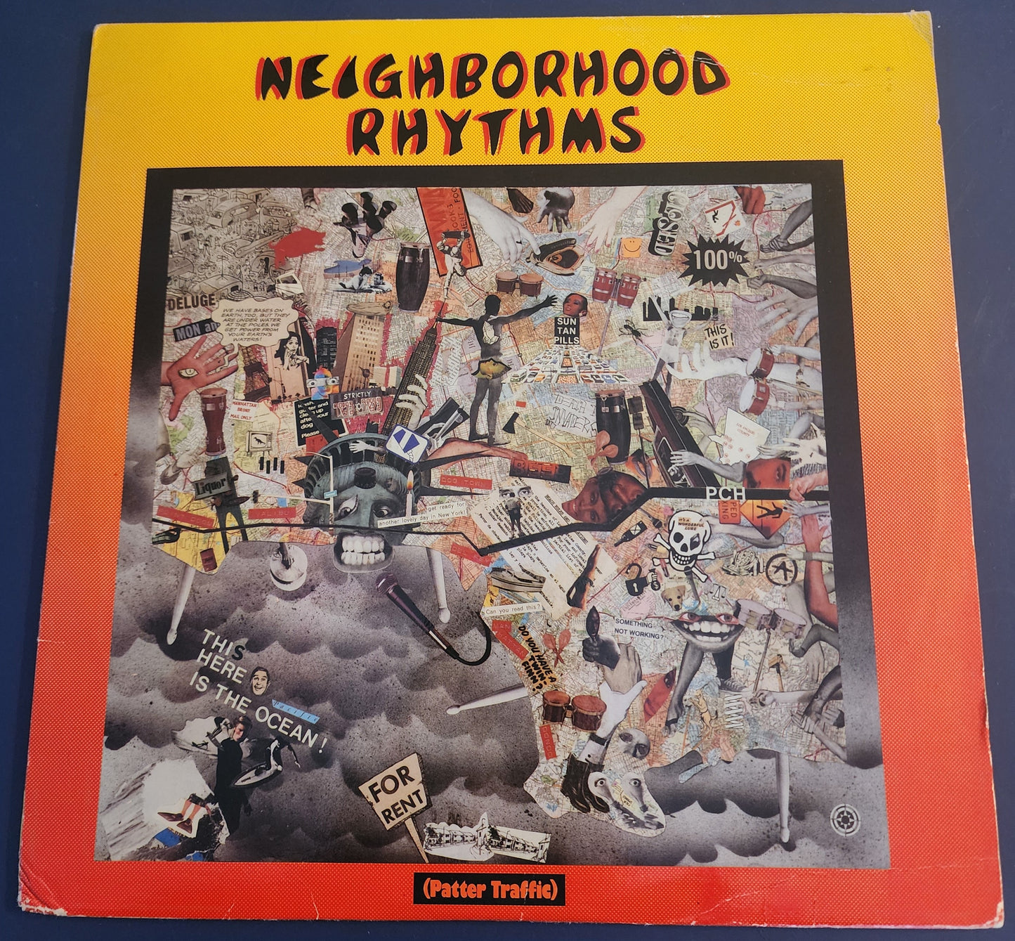 Neighborhood Rhythms Vinyl LP with “I Don't Need A Cleopatra” read by Charles Bukowski