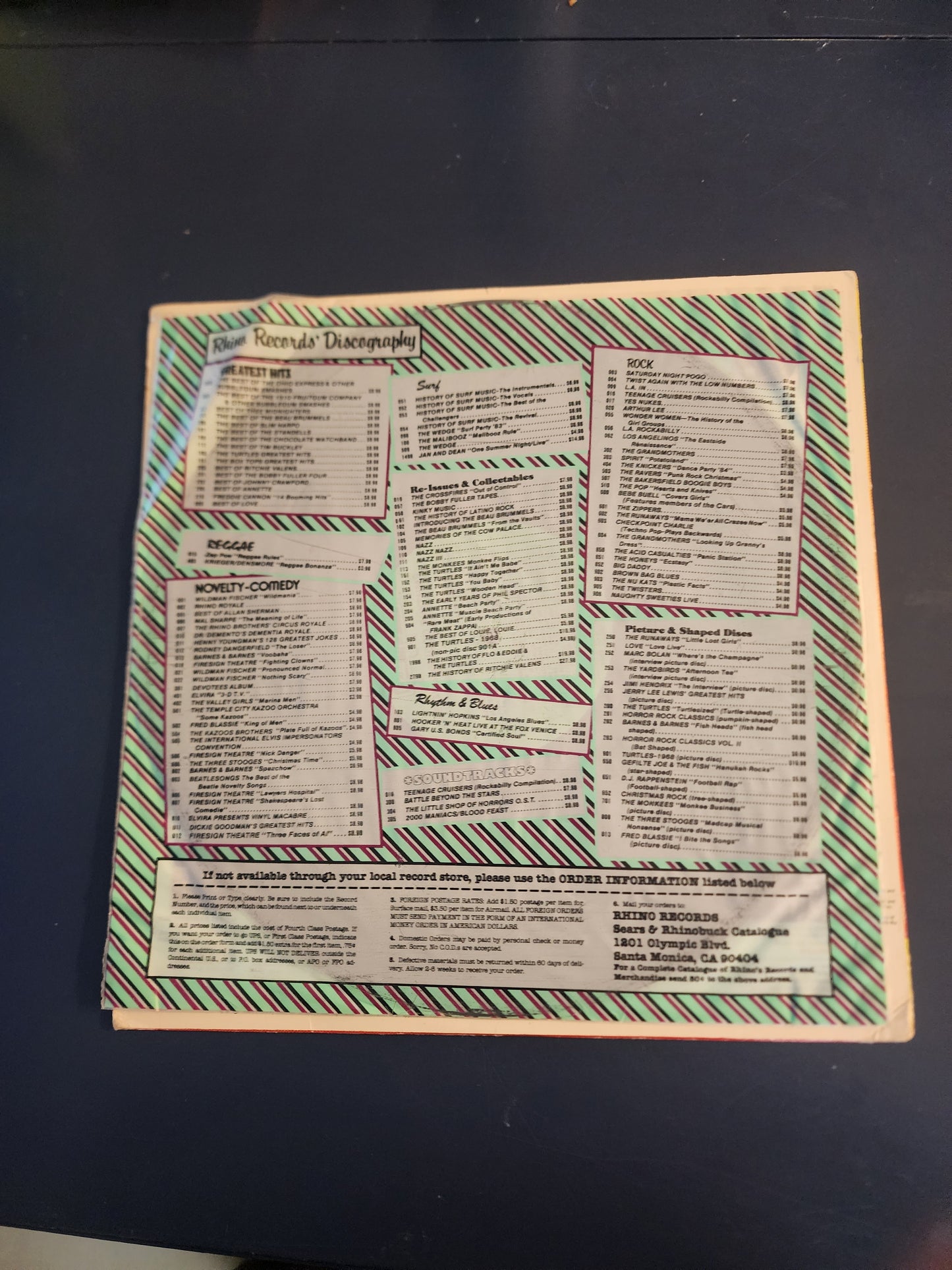 Neighborhood Rhythms Vinyl LP with “I Don't Need A Cleopatra” read by Charles Bukowski