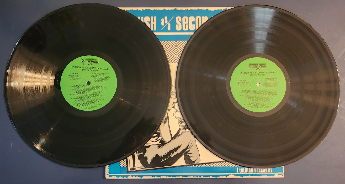 English As A Second Language Vinyl LP with “What Have I Seen” Read by Charles Bukowski