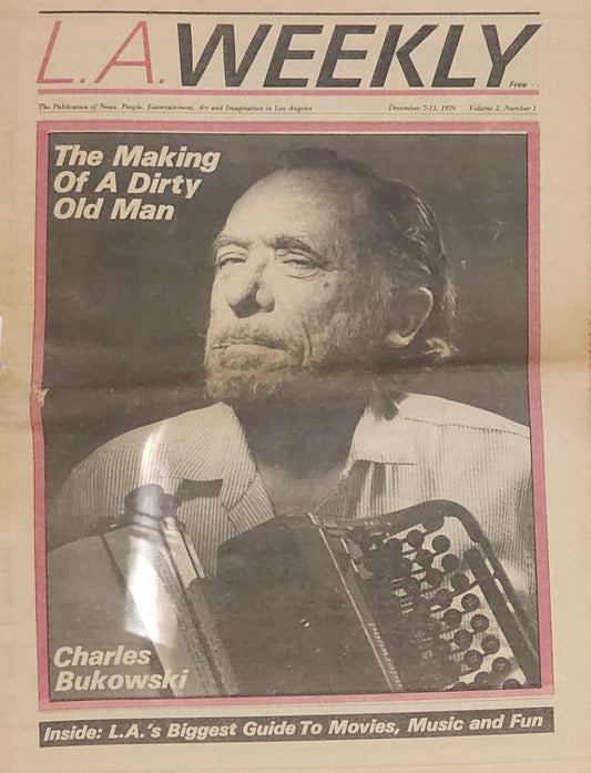 L.A. Weekly December 7, 1979 – Bukowski Photos, Poems, Critical Analysis