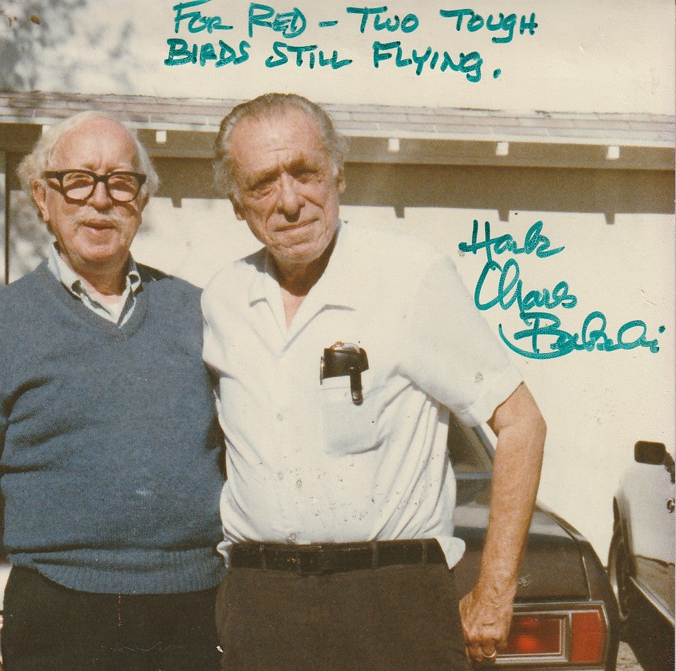 Signed and Inscribed Photograph of Charles Bukowski and Red Stoldosky