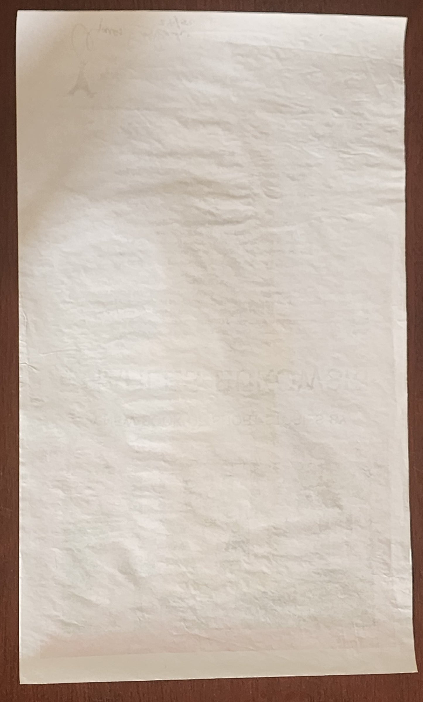 Hot Water Music Broadside: #24/50 Signed by Charles Bukowski