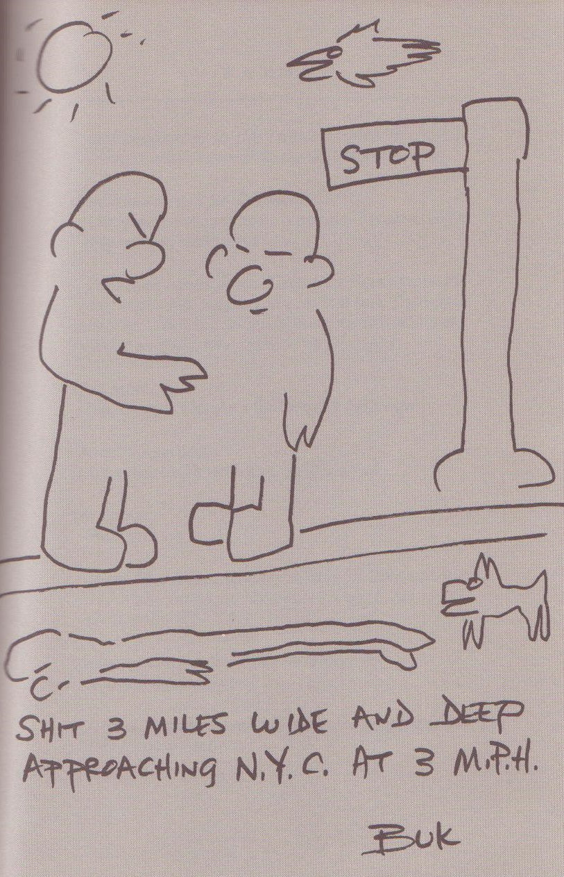 Original Barfly Screenplay from Paget Press -- 20 Charles Bukowski Drawings (1984)