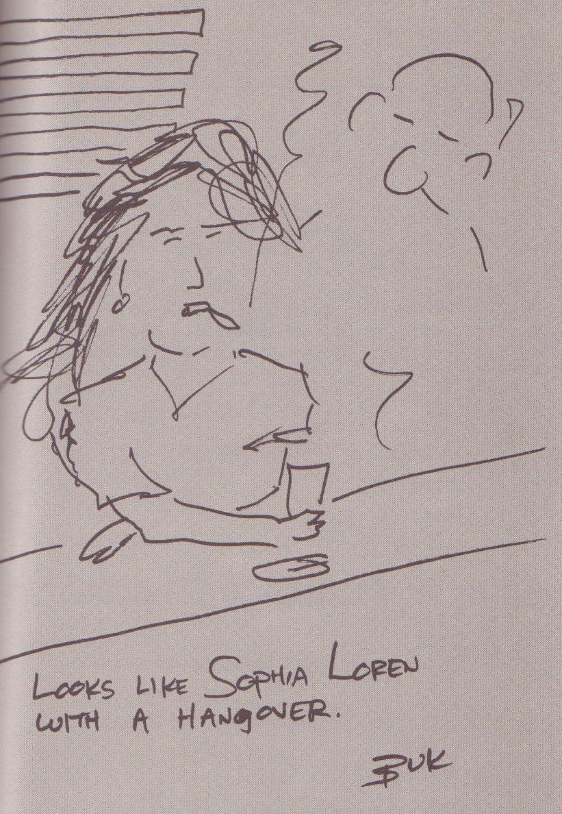 Original Barfly Screenplay from Paget Press -- 20 Charles Bukowski Drawings (1984)