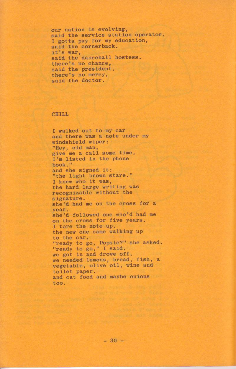 Wormwood Review 81 & 82 #566/700 – Good-By To Hollywood Special Charles Bukowski Section with Four Drawings, One Uncollected Short Story, Three Uncollected Poems  and13 Poems Total  (1981)