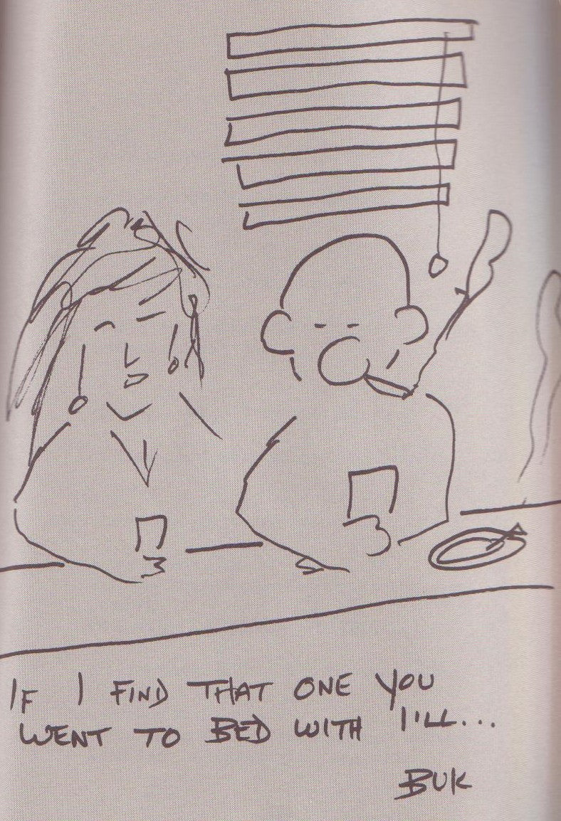 Original Barfly Screenplay from Paget Press -- 20 Charles Bukowski Drawings (1984)