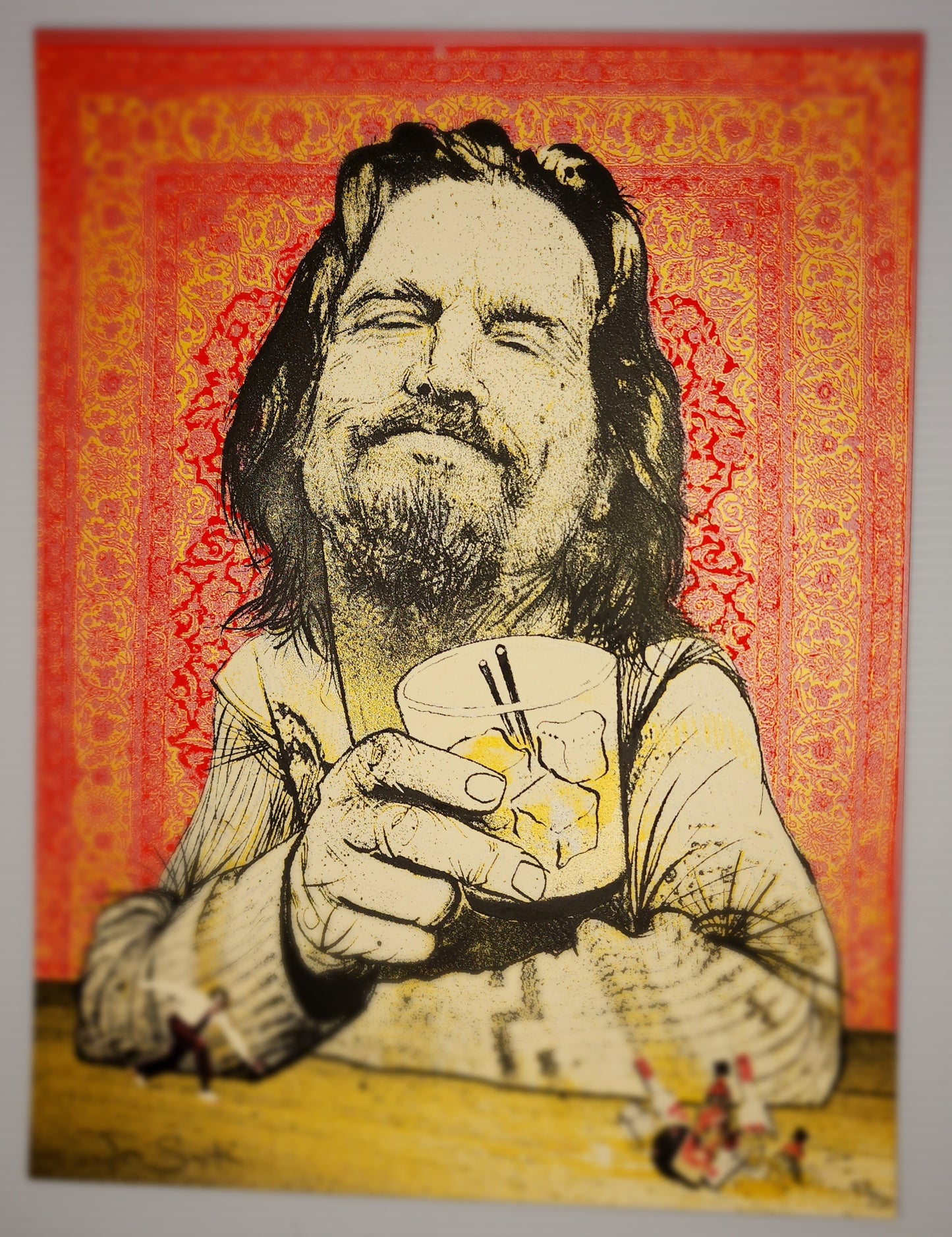 Drinking Buddies (Metallic Variant): Charles Bukowski, Tom Waits, Jeff Bridges, Jack Nicholson