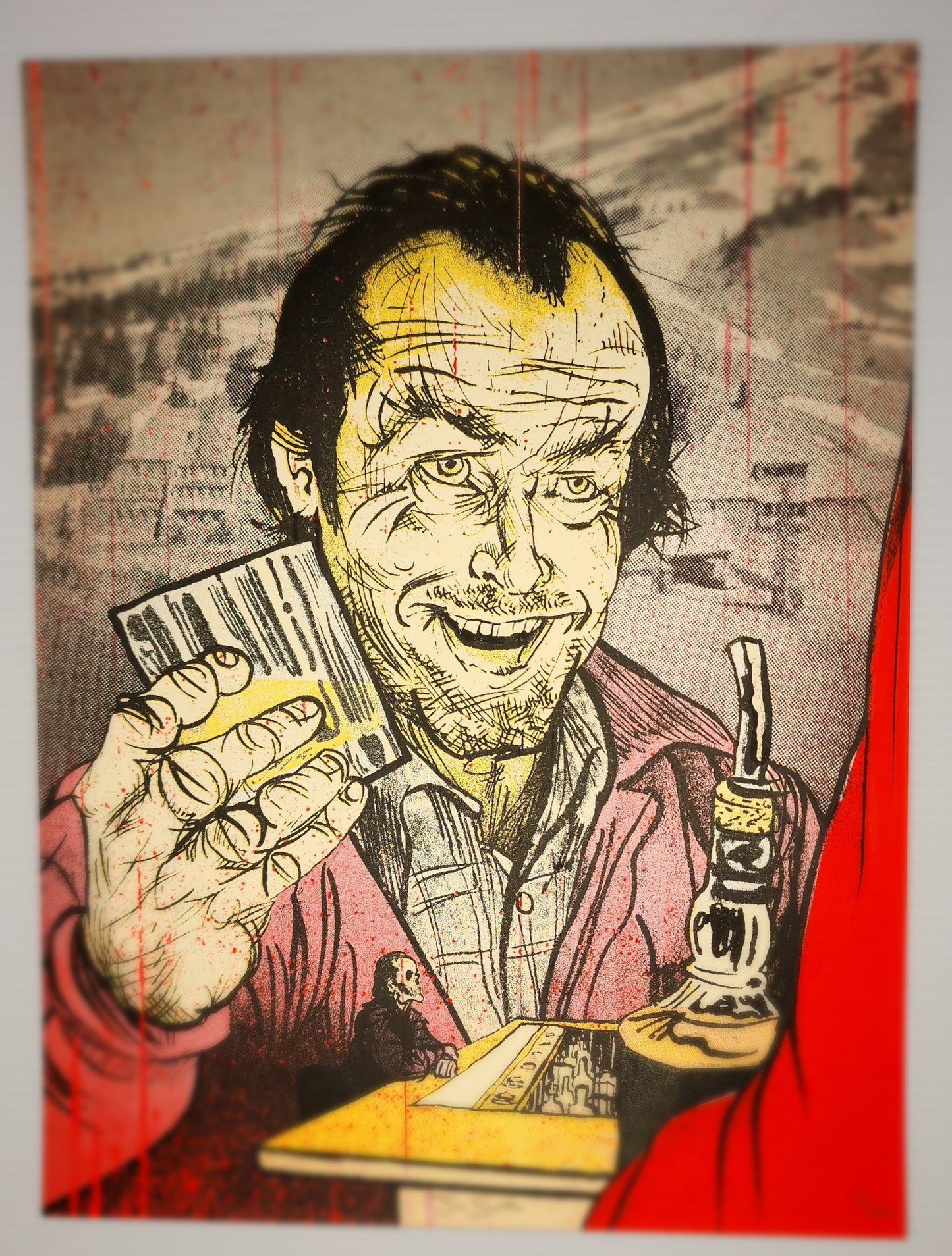 Drinking Buddies (Metallic Variant): Charles Bukowski, Tom Waits, Jeff Bridges, Jack Nicholson
