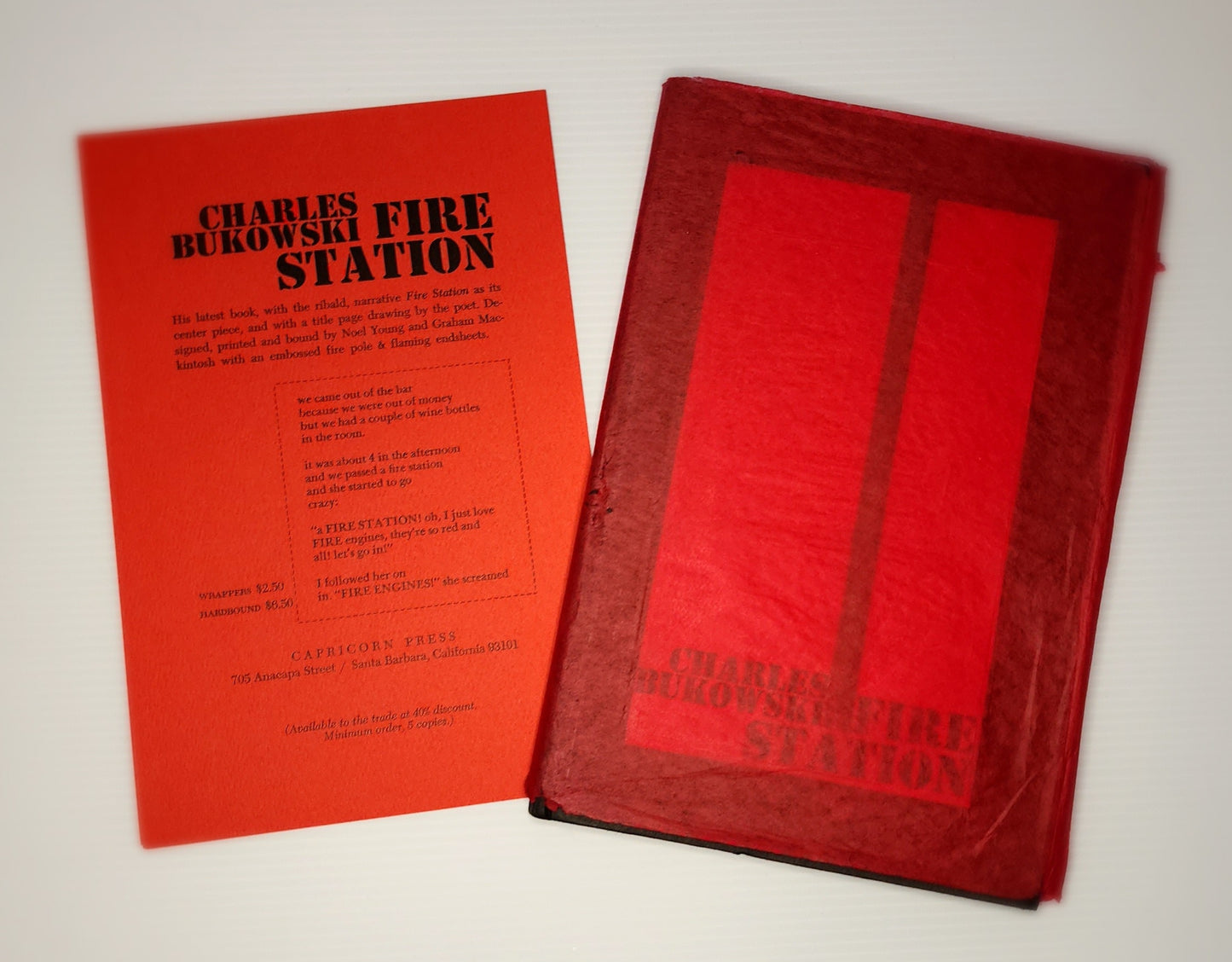 Hardcover Fire Station with Book Jacket and Prospectus (1/100)