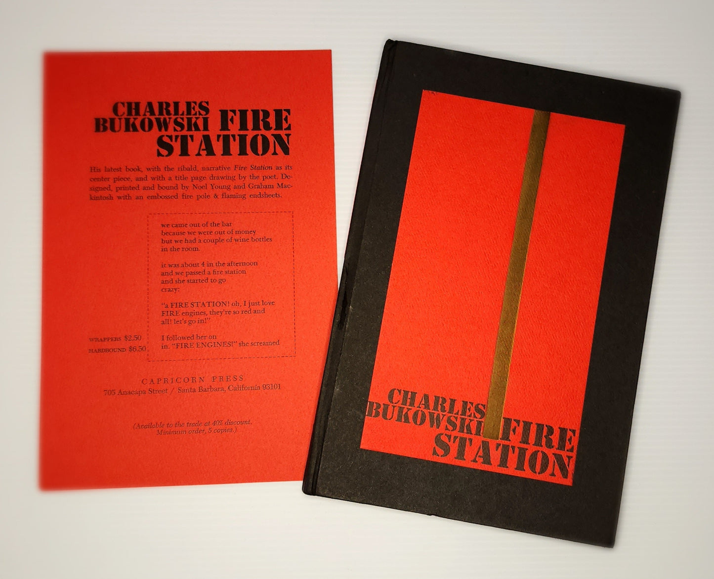 Hardcover Fire Station with Book Jacket and Prospectus (1/100)