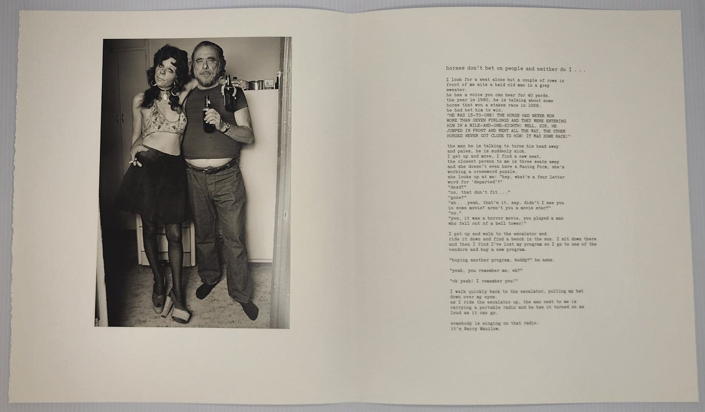 The Cruelty of Loveless Love (#11/35) w/ Bukowski Photographs and Poems