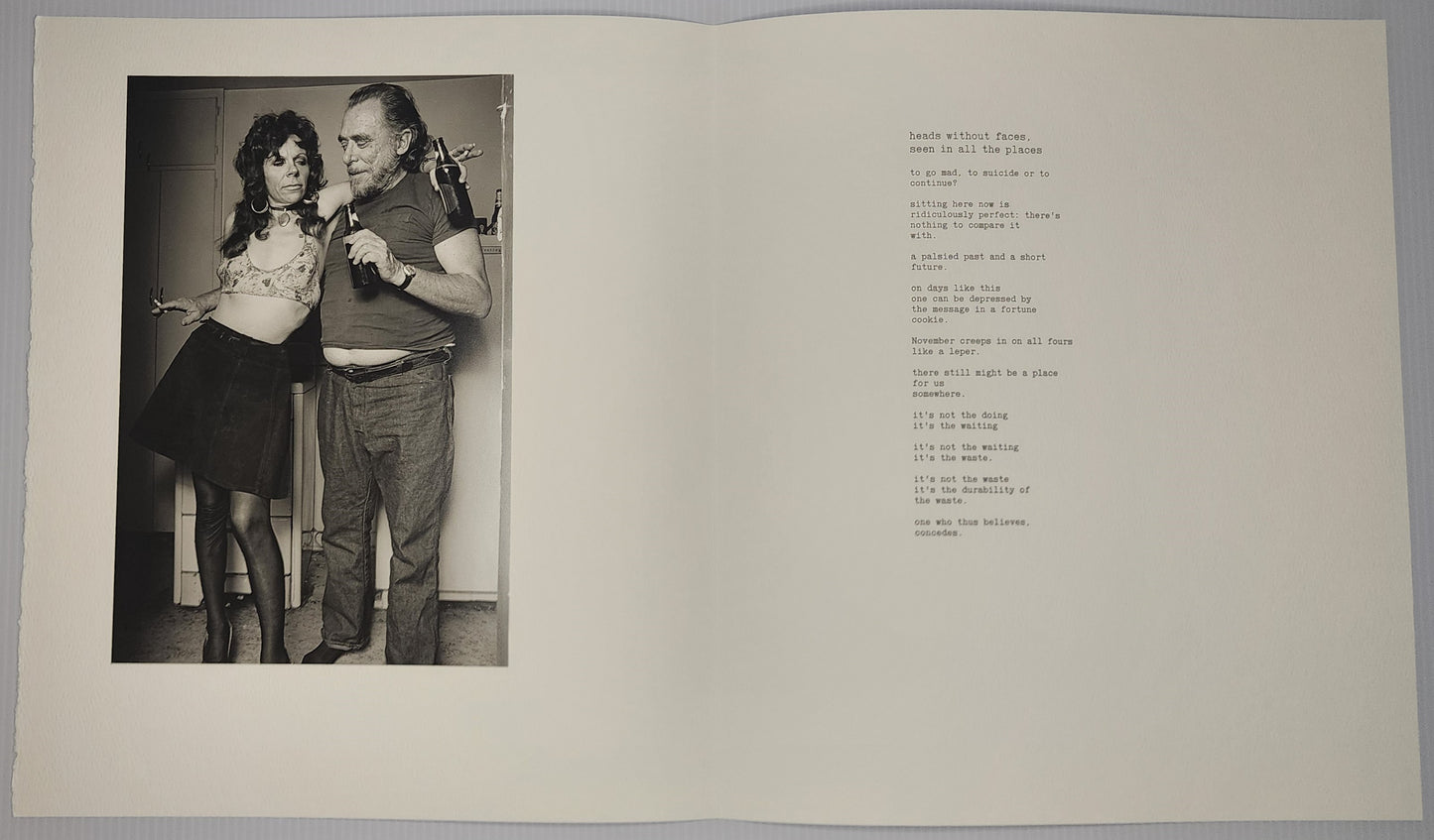 The Cruelty of Loveless Love (#11/35) w/ Bukowski Photographs and Poems