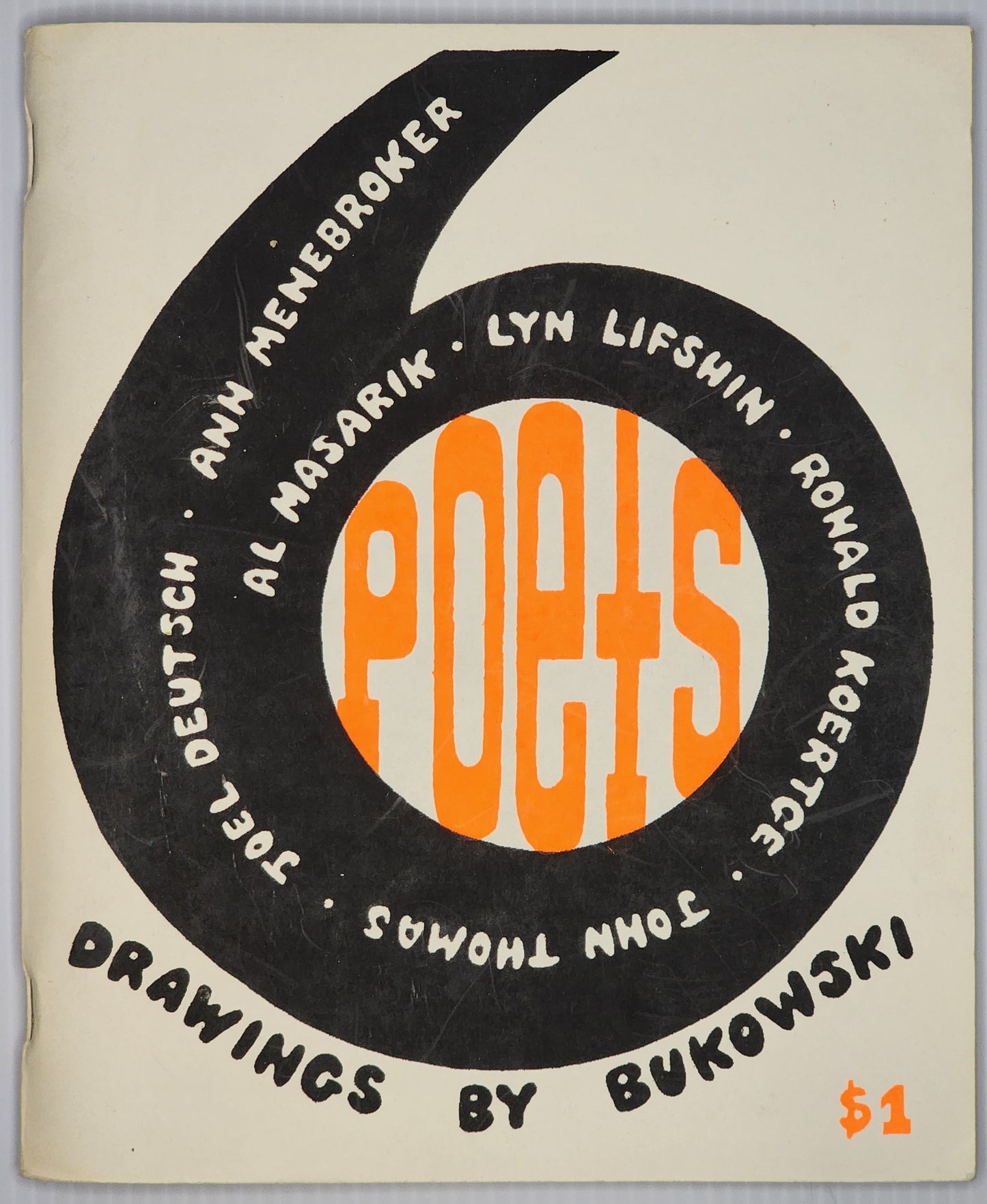 6 Poets: Six Charles Bukowski Drawings of Six Poets (First Edition)