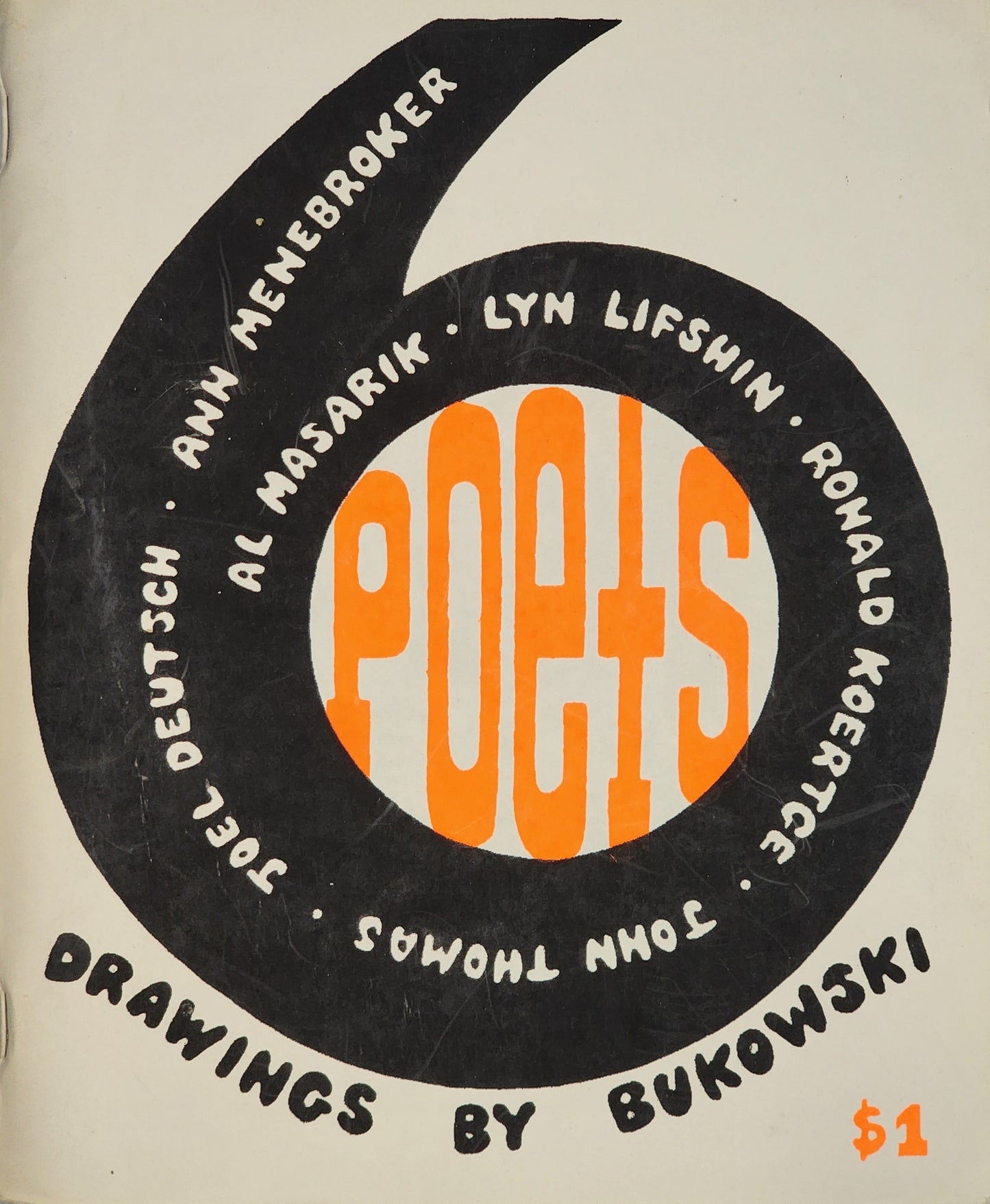 6 Poets: Six Charles Bukowski Drawings of Six Poets (First Edition)