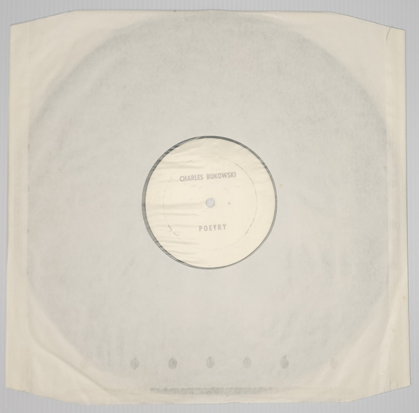 Extremely Rare Vinyl LP, Still in Shrink Wrap: Poetry – Charles Bukowski Steve Richmon (1968)