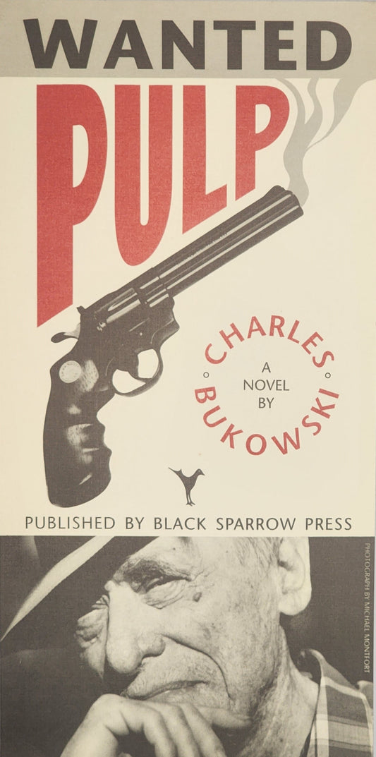 Black Sparrow Announcement for Pulp by Charles Bukowski (1994)