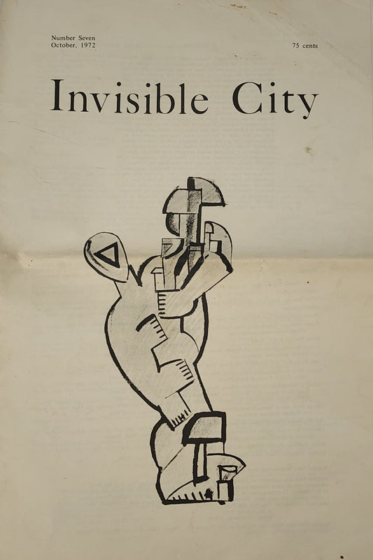 Invisible City October 1972 -- Two Uncollected Poems, Plus Anthology of LA Poets Advertisement