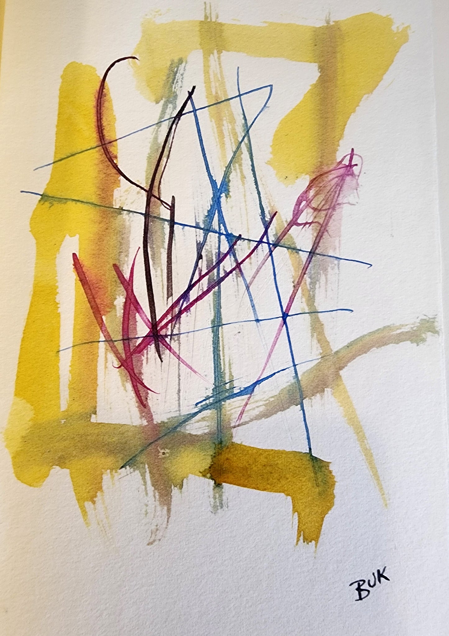 A Bibliography of Charles Bukowski –  #7/50 with Painting