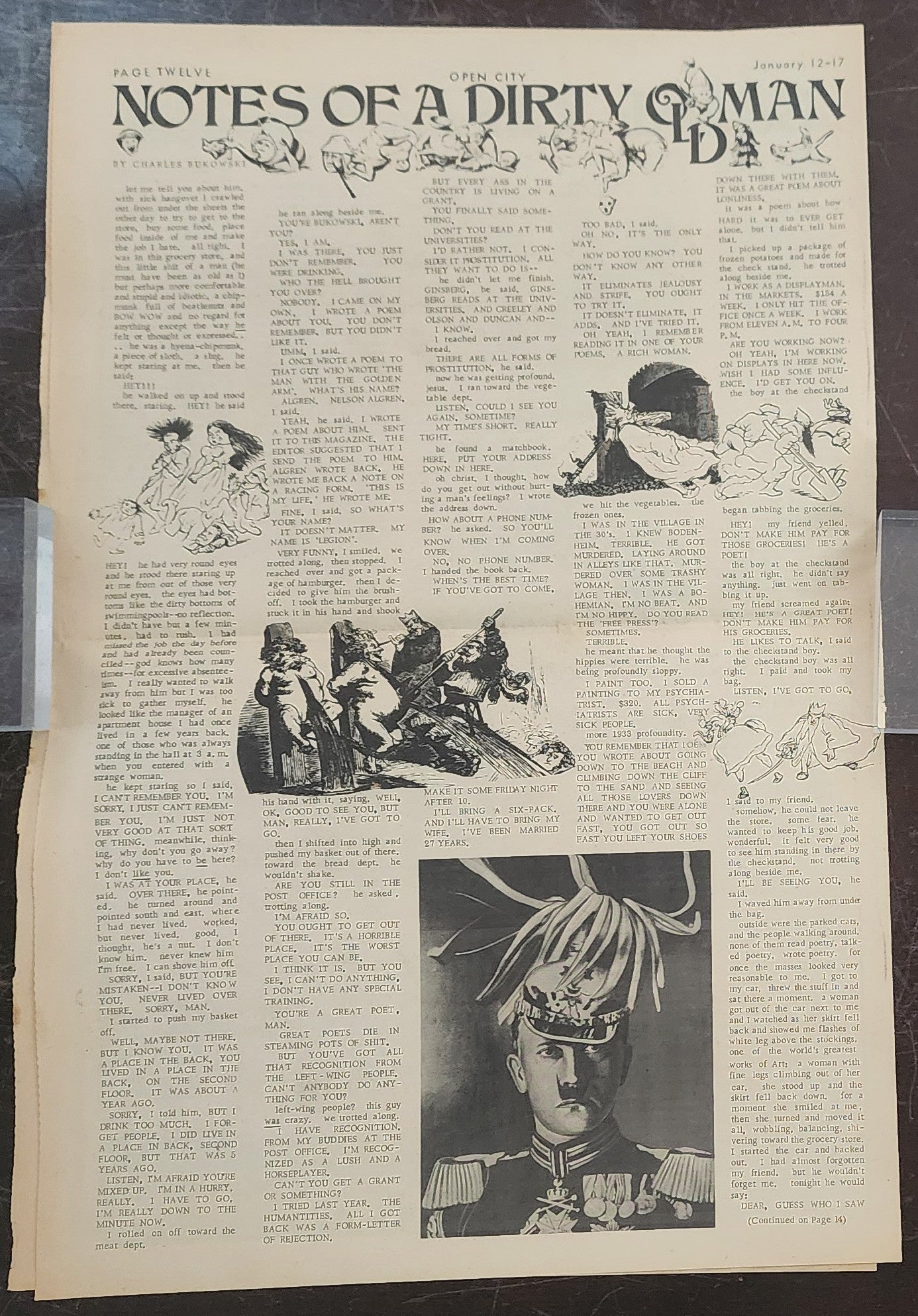 OPEN CITY No. 32, Dec. 8–14, 1967 — Bukowski on LeRoi Jones, Radio Free Oz at the Magic Mushroom