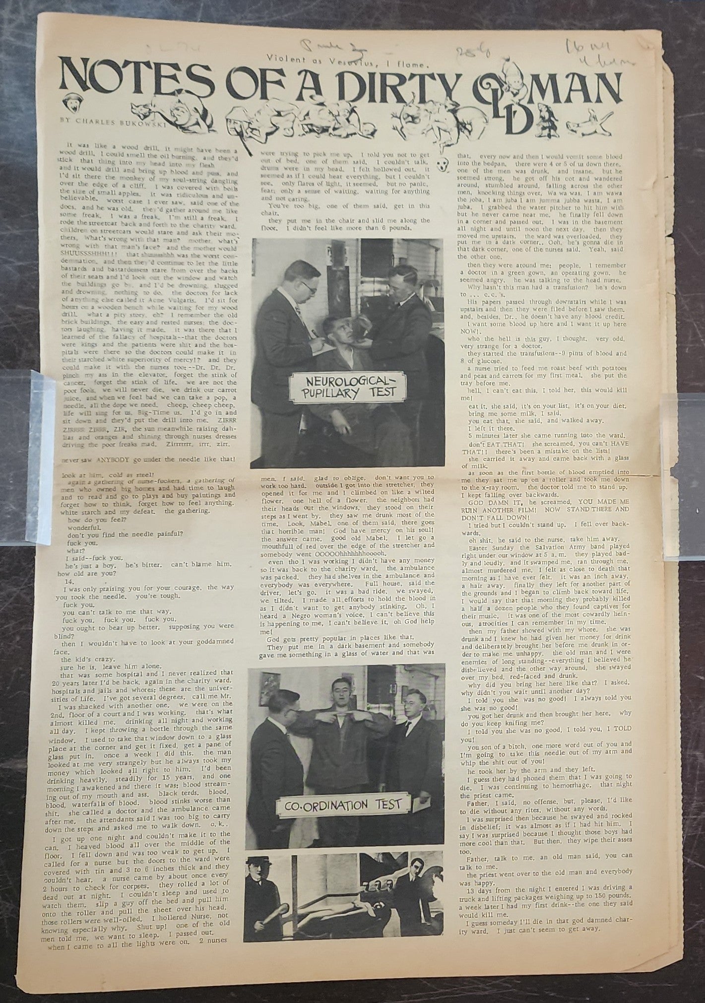 OPEN CITY No. 39, Jan. 24–29, 1968 — Bukowski in the Charity Ward, Jimi Hendrix at the Shrine, Linda Ronstadt