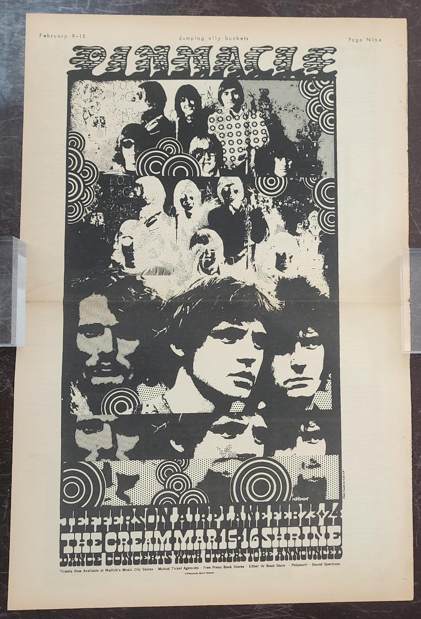 OPEN CITY No. 41, Feb. 9–15, 1968 — Bukowski Early Version of a Scene from Barfly, Jefferson Airplane, Cream, Mayor Yorty